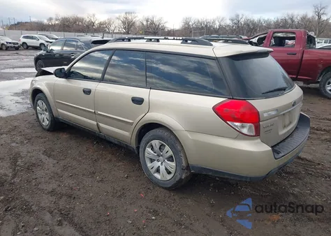 2008 Subaru Outback from USA, damaged, VIN 4S4BP60C887354672